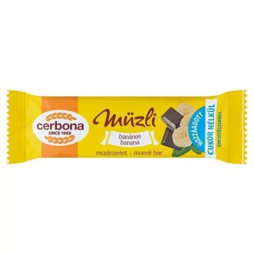 CERBONA SZELET BANÁNOS 20 GR