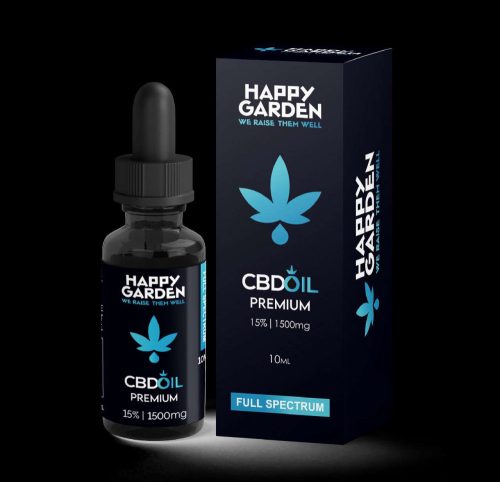 Happy garden cbd olaj 15% -os 10 ml 1500 mg