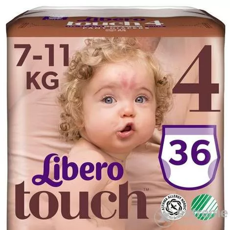 Libero touch 4 7-11 kg nadrágpelenka 36 darab/csom