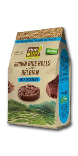 Rice up csokis snack belga tejcsokis 50 gr gm