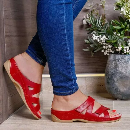 Batz Eni női papucs gél memory piros 36-41