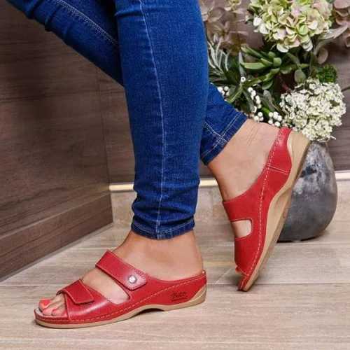 Batz fc06 női papucs gél memory bézs, fehér, piros 36-41