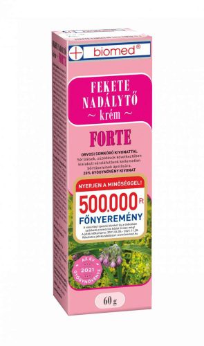 Biomed feketenadálytő krém forte 60 gr