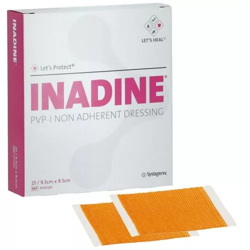 Inadine 9,5 x 9,5 cm steril