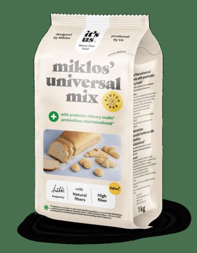 MIKLOS UNIVERSAL MIX PLUS LISZTKEVERÉK 1 KG PREBIOTIKUS