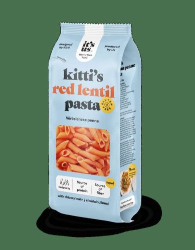 KITTI'S VÖRÖSLENCSE SZÁRAZTÉSZTA PENNE 200 GR