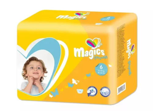 MAGICS EASYSOFT 6 NADRÁGPELENKA (16-30 KG) 1230 ML 36 DB/CSOMAG