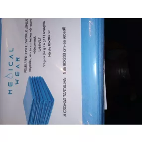   PPE VIZSGÁLÓ LEPEDŐ KÉK 53 GR 80X200 CM 1 DB/CSOMAG MEDICAL WEAR