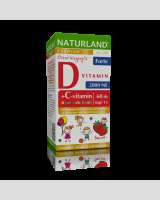 NATURLAND D-3 VITAMIN FORTE RÁGÓTABLETTA C-VITAMINNAL EPER ÍZ 60 DB