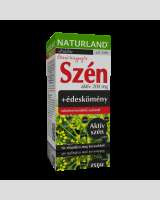 NATURLAND AKTÍV SZÉN KAPSZULA 200 MG + ÉDESKÖMÉNY 30 DB