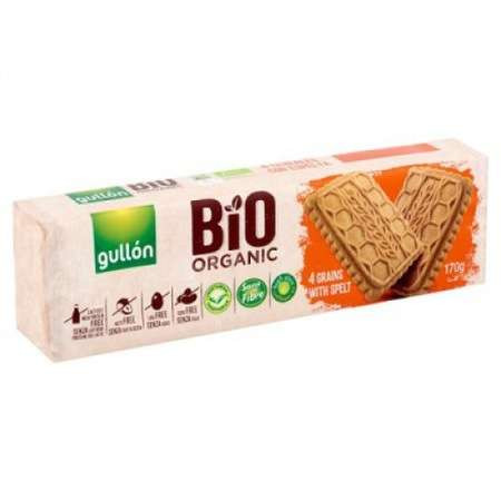 GULLÓN BIO 4 GABONÁS KEKSZ 170 GR