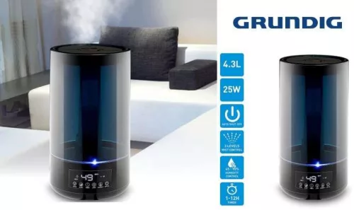 LÉGPÁRÁSÍTÓ 4,3 L ABS 25 W GRUNDIG 18,5X18,5X32 CM