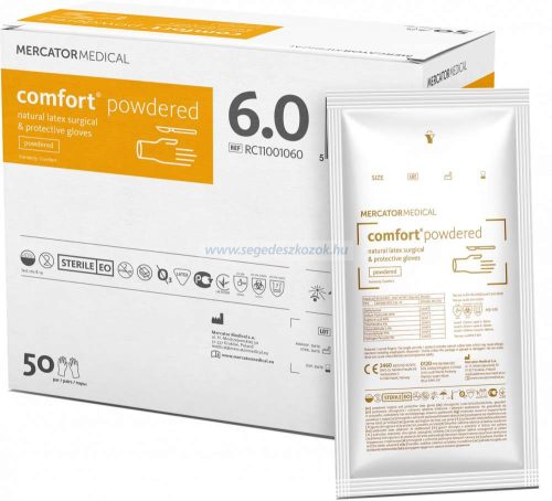 MERCATOR 6,5- ES STERIL OPERÁCIÓS LATEX PÚDERES KESZTYŰ
