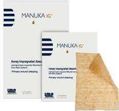 MANUKA MÉZES IG IMPREGNÁLT GÉZ 1 DB-OS 10X12,5 CM