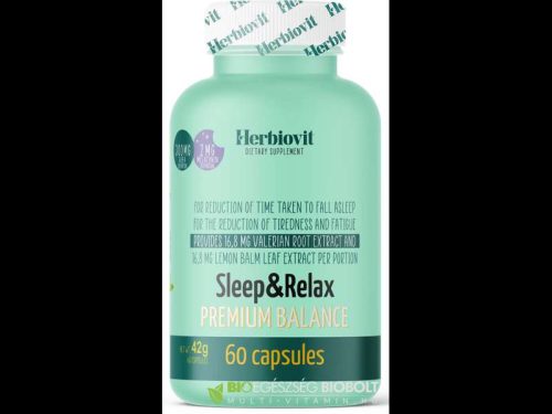 HERBIOVIT SLEEP AND RELAX PREMIUM BALANCE 60 KAPSZULA