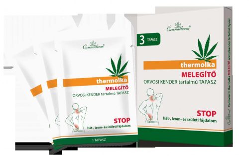 CANNADERM THERMOLKA MELEGÍTŐ TAPASZ 3 DB-OS