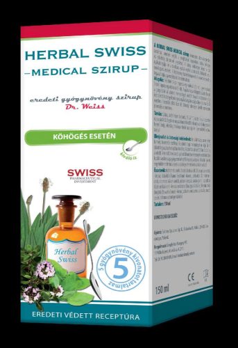 HERBAL SWISS MEDICAL SZIRUP KÖHÖGÉS ESETÉN 150 ML