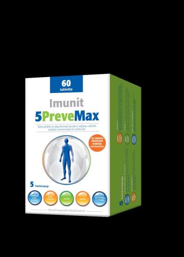 IMUNIT 5 PREVEMAX TABLETTA 60 DB-OS CHLORELLA, BÉTAGLÜKÁN,FOLSAV,SZELÉN,B6+CINK