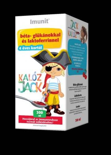 IMUNIT KALÓZ JACK SZIRUP 300 ML IMMUNRENDSZER MŰKÖDÉSE 4 ÉVES KORTÓL