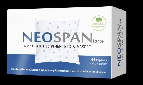 NEOSPAN FORTE KAPSZULA 45 DB NYUGODT ALVÁSÉRT