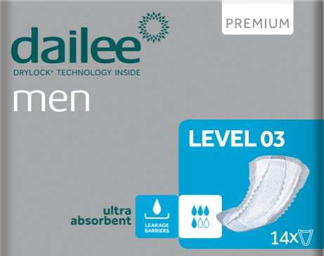 DAILEE MEN PREMIUM LEVEL 3 738 ML 15 DB 12CS/#