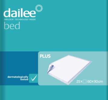 DAILEE BED PLUS 40X60 CM EGYSZERHASZNÁLATOS BETEGALÁTÉT 25 DB/CSOM 6CS/#