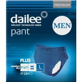   DAILEE PANT MEN PRÉMIUM L-ES PLUS BLUE INKONTINENCIA NADRÁG 15DB/CS 6CS/#
