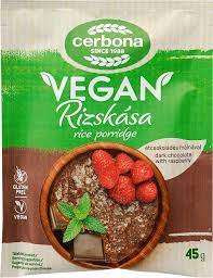 CERBONA VEGÁN RIZSKÁSA ÉTCSOKI-MÁLNA 45 GR