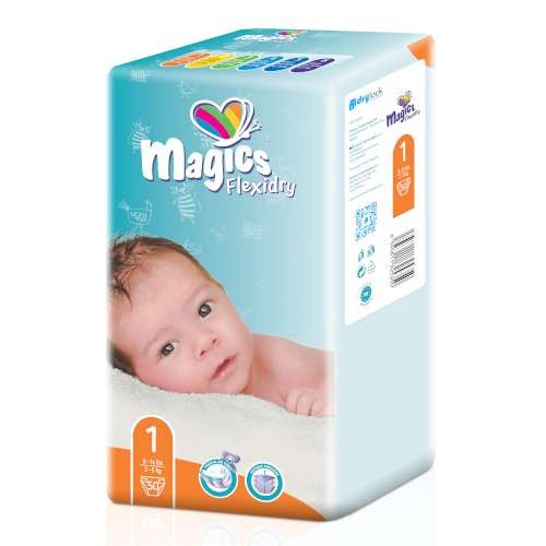 MAGICS FLEXIDRY NEWBORN 1 GYERMEK PELENKA 2-5 KG 50 DB/CSOMAG