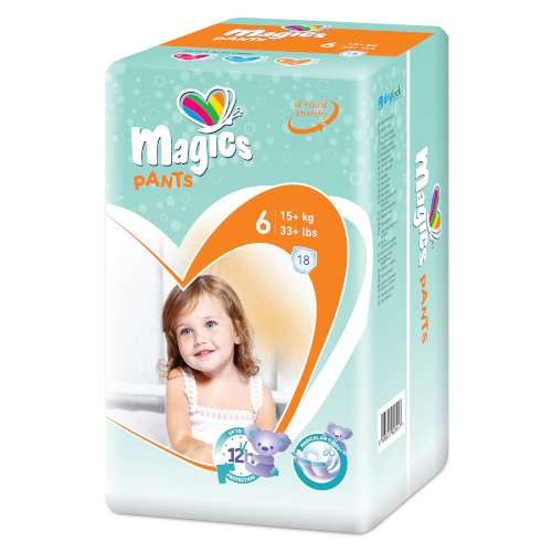 MAGICS PANTS XL 6 GYERMEK BUGYIPELENKA 15+ KG 18 DB/CS