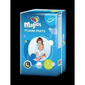 MAGICS PYJAMA PANTS L GYERMEK BUGYIPELENKA 27-57 KG 12 DB/CS