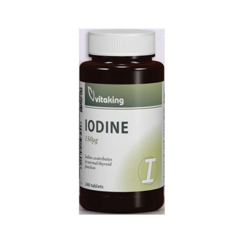 VITAKING IODINE JÓD TENGERI MOSZATBÓL 240 DB