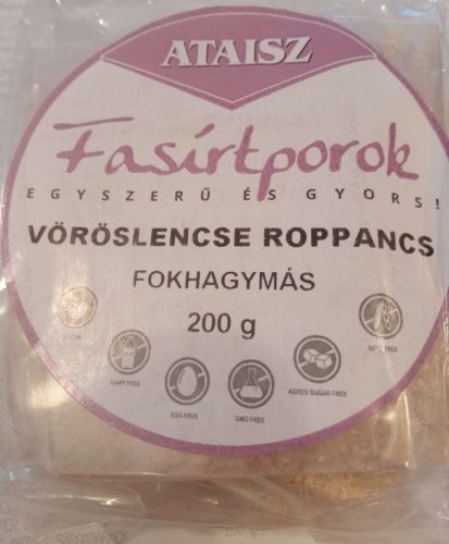 ATAISZ FASÍRTPOR VÖRÖSLENCSE ROPPANCS FOKHAGYMÁS 200 GR