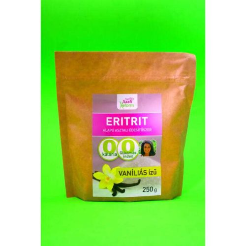 SZAFI ERITRIOL VANÍLIÁS CUKORHELYETTESÍTŐ 250 GR