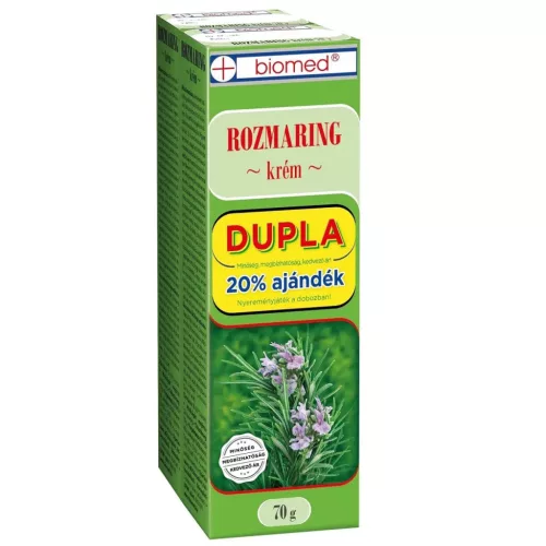 BIOMED ROZMARING KRÉM 2X 70 GR (REUMÁS FÁJDALMAKRA) DUPLA
