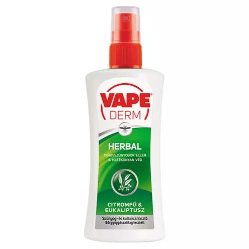 VAPE DERM HERBAL PUMPÁS SZÚNYOG ÉS KULLANCSRIASZTÓ SPRAY 100 ML