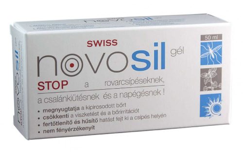 SWISS NOVOSIL GÉL CSALÁNKIÜTÉSRE ÉS ROVARCSÍPÉSRE 50 ML