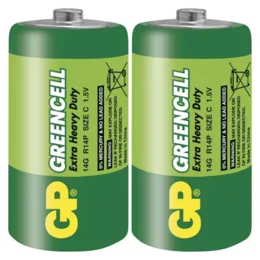 GP 13G GREENCELL GÓLIÁT ELEM R20 D MÉRET 1,5V 2DB/CS