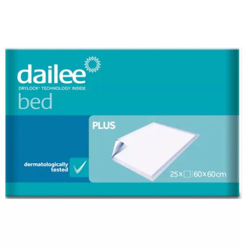 DAILEE BED PLUS 60X60 CM EGYSZERHASZNÁLATOS BETEGALÁTÉT 25 DB/CSOM 4CS/#