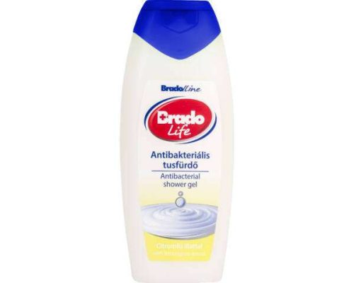 BRADOLIFE ANTIBAKTERIÁLIS TUSFÜRDŐ 400 ML CITROMFŰ