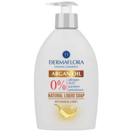 DERMAFLORA 0% FOLYÉKONY SZAPPAN 400 ML ARGÁN OIL