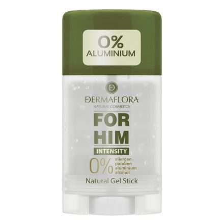 DERMAFLORA 0% FÉRFI GÉL STIFT 50 ML INTENSITY FOR HIM