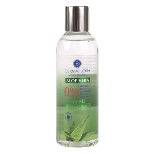 DERMAFLORA 0% MICELLÁS VÍZ 200 ML ALOE VERA