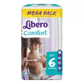   LIBERO COMFORT (6) GYERMEKPELENKA 13 - 20 KG MEGA PACK 68 DB/CSOM 3CS/#