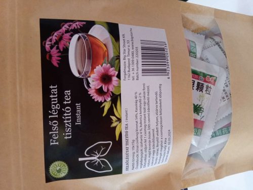 FELSŐ LÉGUTAT TISZTÍTÓ INSTANT TEA 10X15GR 10 DB/CSOMAG