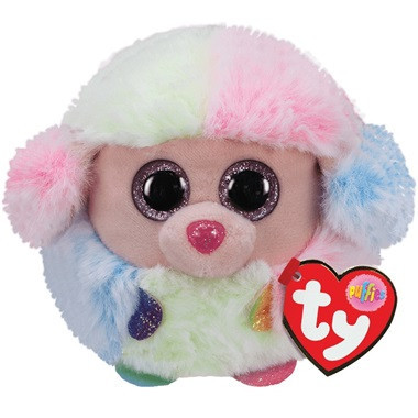 TY PUFFIES PLÜSS FIGURA RAINBOW SZÍNES PUDLI