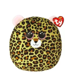 TY SQUISH-A-BOSS PÁRNA ALAKÚ PLÜSS FIGURA LEOPÁRD 30 CM