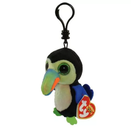 TY BOOS PLÜSSFIGURA CLIP 8,5 CM BEAKS TUKÁN