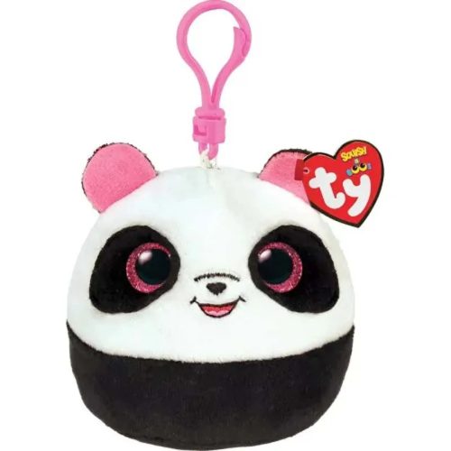 TY SQUISH_A_BOOS PLÜSSFIGURA CLIP 8,5 CM BAMBOO PANDA