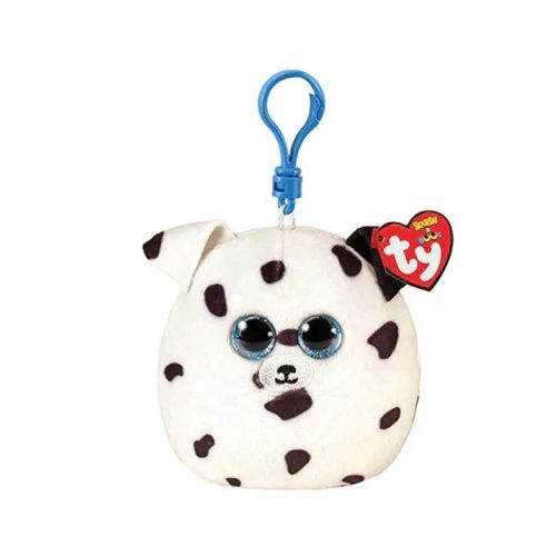 TY SQUISH_A_BOOS PLÜSSFIGURA CLIP 8,5 CM FETCH KUTYA